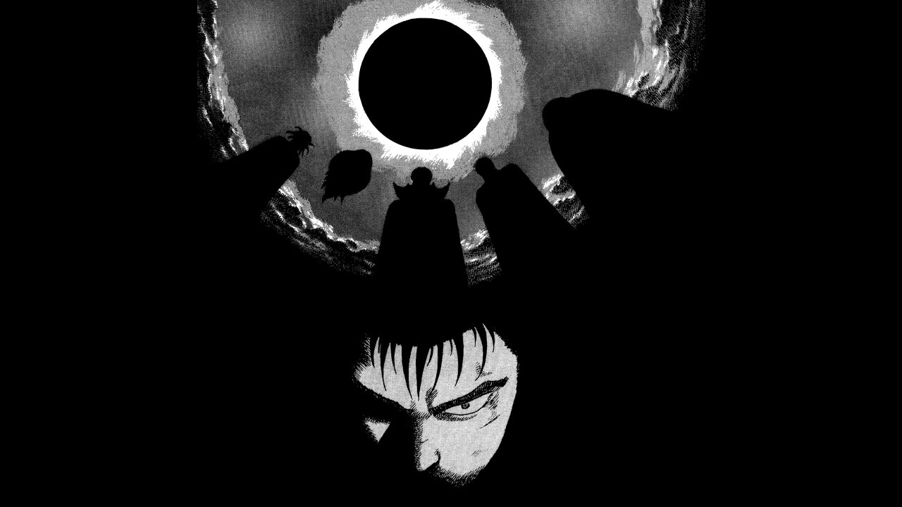 Guts pensando en los miembros de la Mano de Dios